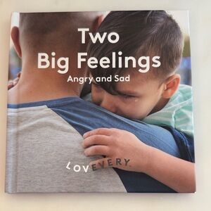 LOVEVERY Two Big Feelings Book - Blue and White